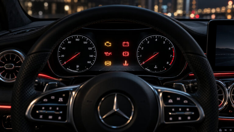 Mercedes dashboard warning lights