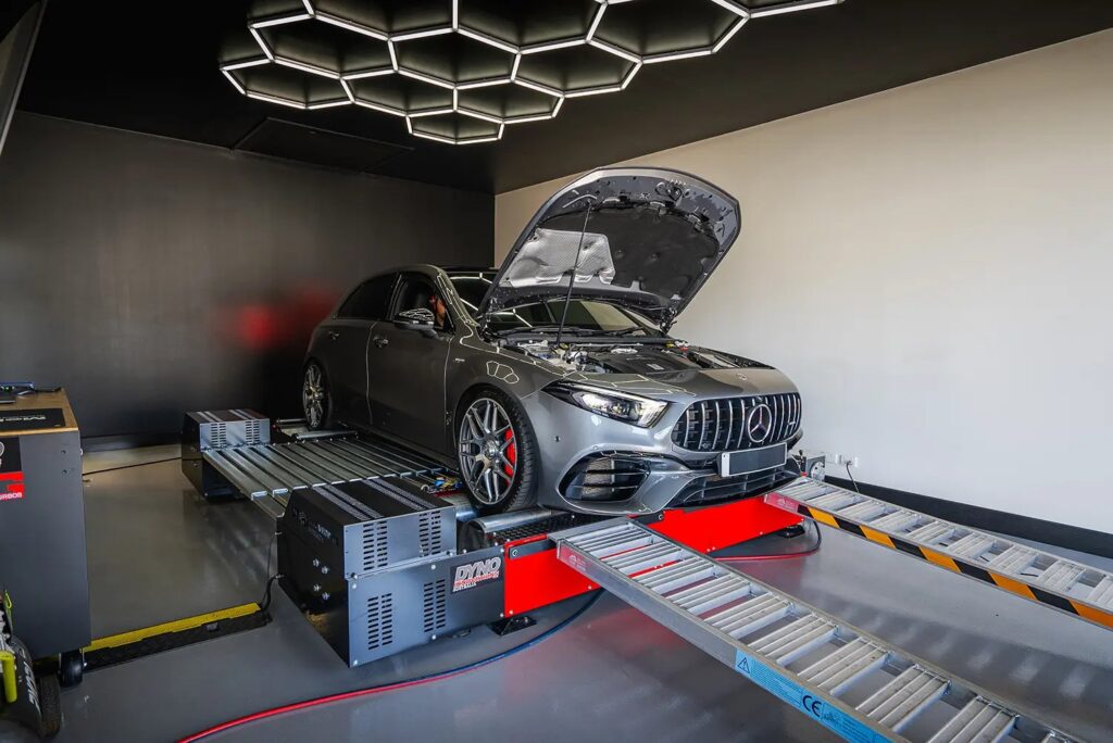 Mercedes Tuning Perth - a Mercedes-Benz receiving a performance tuning upgrade